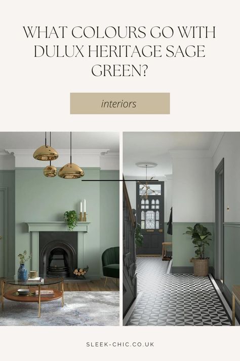 Heritage Sage Green, Living Room Design Green, Sage Living Room, Green Walls Living Room, Sage Green Paint Color, Sage Green Living Room, Green Bedroom Walls, Grey Blue Kitchen, Sage Green Paint