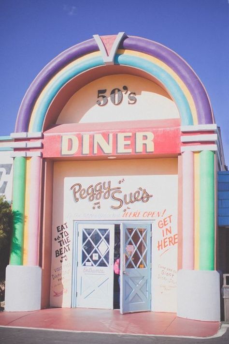 Interior Trends: Populuxe Look of the New Art Deco Style | SampleBlog 50s Aesthetic, Collage Mural, Vintage Diner, Pastel Color Schemes, Wallpaper Retro, Bedroom Wall Collage, Retro Diner, Vintage Hipster, Picture Collage Wall