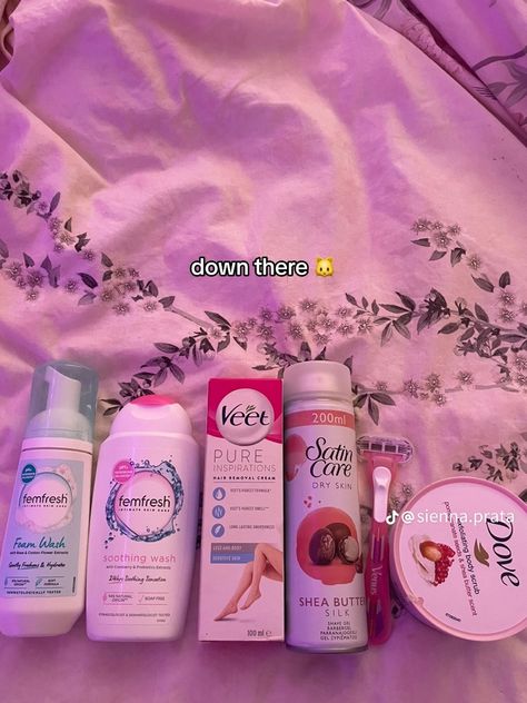 Down There Care Tips, Vag Care Products, Showering Tips, Down There Care, Kitty Health, Vag Care, Hygiene Shopping, Kitty Care, Skin Care Basics