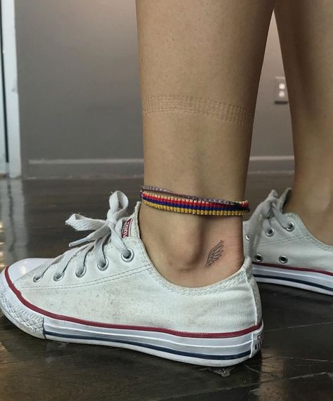 Ankle Tattoo Designs, Wing Tattoo Designs, Angel Wings Tattoo, Wing Tattoo, Wings Tattoo, Dainty Tattoos, Foot Tattoo, Ankle Tattoo, Foot Tattoos