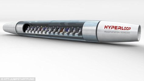 The Hyperloop is essentially a long tube that has had the air removed to create a vacuum. The tube is suspended off the ground to protect against weather and earthquakes. The capsules could either carry a single person at a time, or lots as shown in this illustration Elon Musk Hyperloop, Futuristic Vehicles, Urban Mobility, Big Toys, Future Transportation, High Speed Rail, Luxury Train, Industrial Design Sketch, Color Quotes