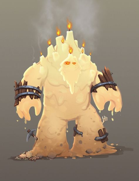 Golem Concept Art, Concept Art World, Cross Roads, Mythical Creatures Art, Monster Design, Cartoon Character Design, Game Artwork, Character Designs, World Of Warcraft