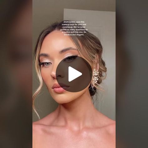 TikTok · Untamed Petals Untamed Petals, Bridal Makeup Looks, Bride Makeup, Wedding Hair And Makeup, Bridal Makeup, Wedding Makeup, Wedding Styles, Make Your Day, Wedding Hairstyles