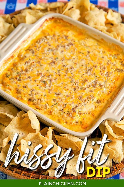 March Madness Party Food, Hissy Fit Dip, Superbowl Party Appetizers, Football Friday, Easy Super Bowl, Party Snacks Easy, Chicken Appetizers, Hissy Fit, Plain Chicken