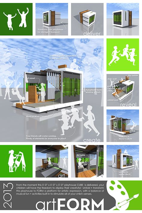 Playful Architecture, Recycle Product, Temporary Pavilion, Life Of An Architect, Playhouse Design, Daycare Spaces, Recycling Station, Architecture Portfolio Layout, Container Architecture