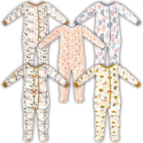 Infant Boho Footie Pajamas - The Sims 4 Create a Sim - CurseForge Infant Clothing Sims 4, Sims 4 Cc Baby Clothes Infant, Newborn Sims 4 Cc, Sims 4 Toddler Pajamas, Maternity Clothes Sims 4 Cc, Sims 4 Infant Cc Clothing, Sims 4 Infant Clothes, Sims4 Infant, Ts4 Kids