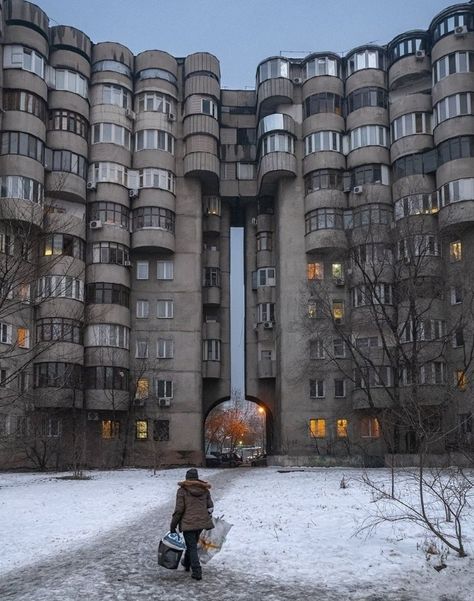 Brutalism Architecture, Brutalist Architecture, Brutalism, City Aesthetic, Eastern Europe, Art And Architecture, Cityscape, Architecture Design, Russia