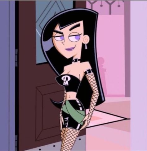 Sam Manson Costume, Black Hair Characters Halloween, Danny Phantom Girl, Sam Manson, Rave Halloween Costumes, Character Halloween Costumes, Iconic Movie Characters, Hot Halloween Outfits, Cartoon Crazy