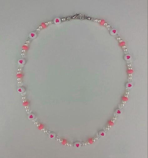 beads hearts pearl pink pinkhearts beadsaccessory idea jewelryideas pearls Pearl Beaded Jewelry Ideas, Bracelets And Necklaces Ideas, Beaded Jewelry Heart, Heart Bead Jewelry, Heart Beaded Jewelry, Beaded Jewelry Pink, Pink Bead Bracelet Ideas, Pearl Beads Bracelet, Pink Beads Bracelets