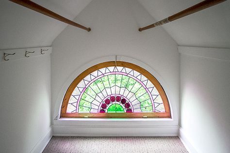 Semi Circle Window, Circle Window, Rainbow Room, One Room Challenge, Cottage Ideas, Blogger Design, Room Challenge, Challenge Week, Three Floor