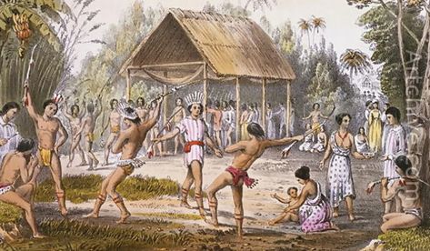 Jamaica History, Mound Builders, Vintage Science, Lesser Antilles, Indigenous Americans, Illustration Vintage, Places Of Interest, Art And Illustration, The Atlantic