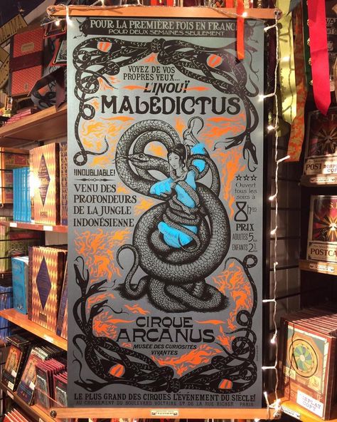 Miraphora Mina & Eduardo Lima on Instagram: “Victim or Villain? What are your thoughts on #Nagini?? Here’s the screen-printed prop replica poster advertising Maledictus in…” Mina Lima, Poster Advertising, Halloween Labels, Replica Prop, Harry Potter Fantastic Beasts, Fantastic Beasts, Screen Print, Screen Printing, Harry Potter