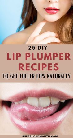 How To Make Diy Lip Plumper, Plumper Lips Naturally, Diy Plumping Lip Balm, Diy Plumping Lip Gloss, Homemade Lip Plumper Recipes, Natural Lip Plumper Diy, How To Get Fuller Lips Naturally, Bigger Lips Diy, Diy Lip Plumper Recipes