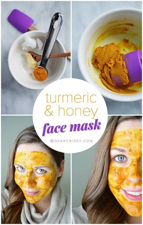 Tumeric And Honey, Diy Honey Face Mask, Turmeric Mask, Face Mask For Blackheads, Treating Acne, Turmeric And Honey, Honey Face Mask, Tumeric Face Mask, Honey Mask