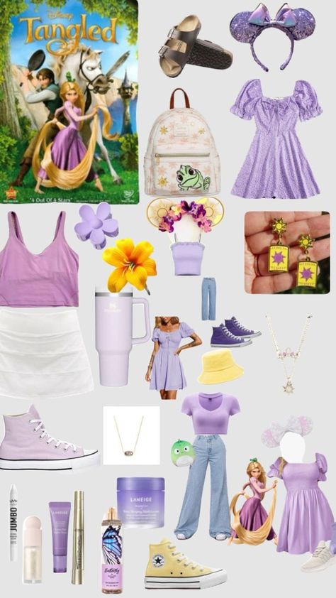 Princess Disneybound, Disneyland 2024, Rapunzel Outfit, Disney Bound Outfits Casual, Disney Trip Outfits, Disney Outfits Women, Disney Fits, Disney 2023, Disney Costume