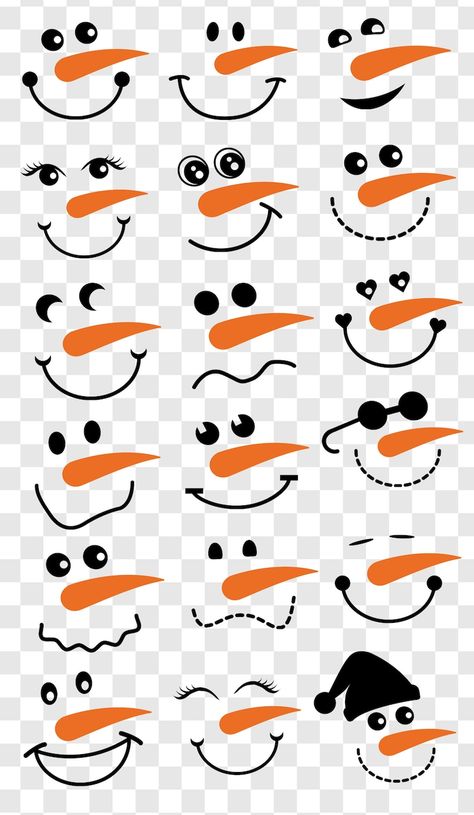 Snowman Images Printable, Snow Man Face, Printable Snowman Faces, Snowman Face Svg, Printable Snowman, Wooden Snowmen, Christmas Wooden Signs, Christmas Rock, Snowman Faces