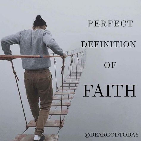 #Walking into the #unknown is the #definition of #faith. With faith, God's got your back. 😇🙏👍 Faith In Action, Walk In Faith, Perfect Definition, Into The Unknown, Got Your Back, Walk By Faith, The Unknown, Walking By, Take Action