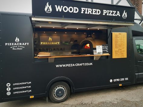 Italian Food Truck Design, Pizza Truck Design, Pizza Food Truck Design, Burger Truck, Black Food Truck, Pizza Van, Pizza Truck Ideas, Italian Food Truck, Grilled Cheese Truck