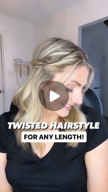 LAURA HAIGHT || EASY SEINT MAKEUP + HAIR HACKS on Instagram: "Double tap & save for later! Follow for more easy hair inspo! 💗🫶 #easyhairstyles #simplehairstyles #twistedhairstyle #beginnerhairtutorials #quickhairtutorial #quickhairinspo #hairtutorial" Easy Hairdos For Medium Hair, Winter Hairstyles Medium, Hair Toturial, Easy Hairdos, Hairstyles Medium Length, Hairstyles 2024, Medium Length Hairstyles, Hair And Makeup Tips, Diy Winter