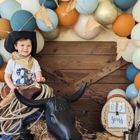 Round up your little cowboy's perfect party with Chavamade! From custom, hand-painted birthday shirts and milestone plaques to complete party planning packages, we've got everything you need to celebrate life's sweetest milestones. 🐴🎈#cowboyparty #cowboybirthday #western #wildwest #customshirt #partyplanning #PartyInABox Milestone Plaques, Cowboy Birthday, Little Cowboy, Cowboy Party, Party In A Box, Round Up, Perfect Party, Wild West, Celebration Of Life