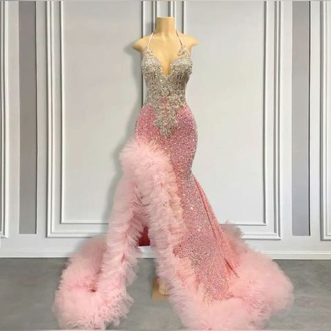 #HolidayDress#|Fashion#CorsetDress#SparklyDress#High-End#Palinoa Silver And Pink Prom Dress, Prom Dresses Black Women Pink, Pink Met Gala Dresses, Pink And Silver Prom Dress, Pink Prom Dresses Black Women, Long Pink Prom Dresses, Pink Mermaid Prom Dress, Glam Prom Dresses, Pink Prom Dresses Mermaid