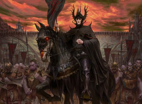 ArtStation - The Mouth of Sauron Sauron Art, Mouth Of Sauron, Hell Knight, Lotr Fanart, Middle Earth Art, Ancient Egypt History, Dark Fantasy Artwork, Wolf Photos, Tolkien Art