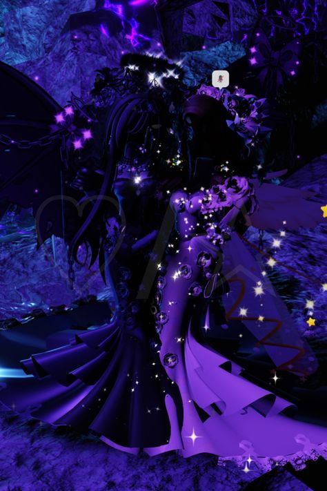 Royal High Dark Fairy, Royale High Dark Fairy Outfit, Dark Fairy Royale High, Dark Fairy Outfit, Rh Hacks, Dorm Room Layouts, Black And Purple Wallpaper, Roblox Ava, Rh Fits