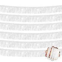 Fringe Garland, Mardi Gras Party Decorations, Hanging Curtain, Curtain Backdrop, Streamer Backdrop, White Foil, Curtain Backdrops, Curtain Fringe, Parade Float