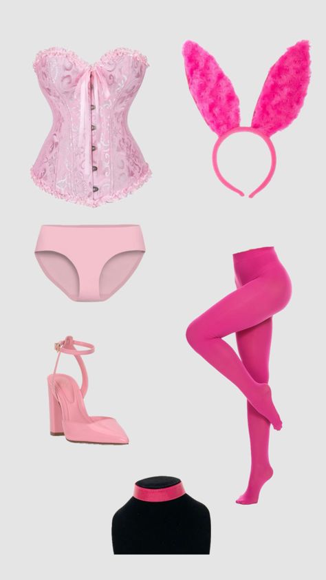 Elle Wods bunny costume inspo🩷 Pink Bunny Halloween Costumes, Elle Woods Bunny Costume, Elle Woods Bunny, Badass Halloween Costumes, Bunny Halloween, Costume Inspo, Elle Woods, Bunny Costume, Halloween Inspo