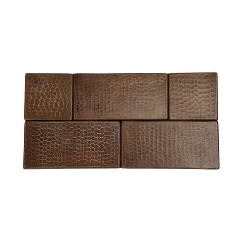 Kitchen Splashback Tiles, Copper Tiles, Splashback Tiles, Fabulous Kitchens, Merola Tile, Kitchen Splashback, Modern Farmhouse Kitchens, Bathtub Accessories, Hammered Copper