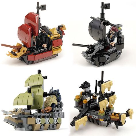 Lego Angel, Lego Pirates Of The Caribbean, Lego Pirate Ship, Pirate Lego, Pirates Ship, Lego Tutorials, Lego Dinosaur, Lego Boat, Lego Pirates