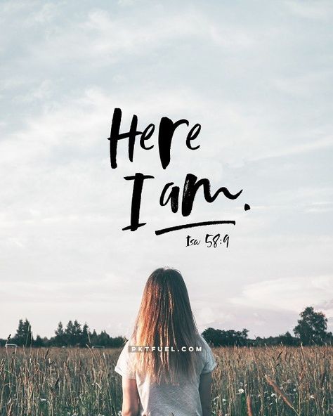 God offers his total availability to any and all who would have it. He says: Here I am. <<CLICK THE IMAGE TO KEEP READING THE DEVOTION>> Here I Am, Here I Am Lord Send Me, Here I Am Send Me, Here I Am Lord, Isaiah 52, Isaiah 6, Soli Deo Gloria, Bible Promises, My People