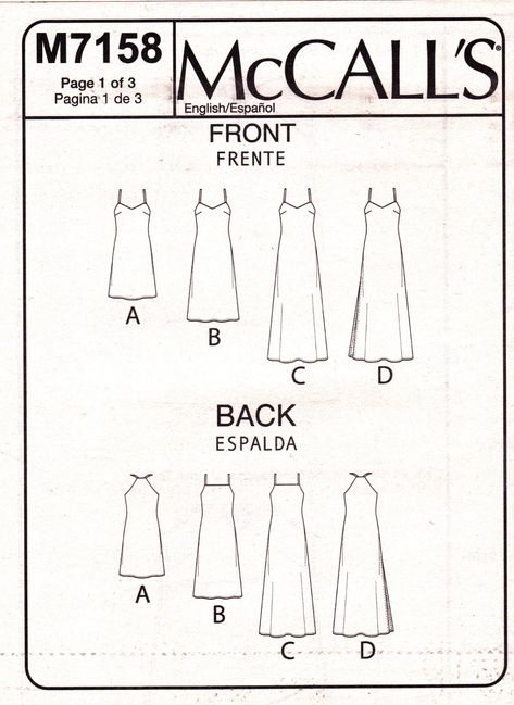 Top Diy Sewing, Spaghetti Strap Dress Pattern, Strap Dress Pattern, Dresses Sewing, Strap Dresses, Diy Sewing Pattern, Spaghetti Strap Top, Spaghetti Strap Dress, Sewing Pattern Sizes