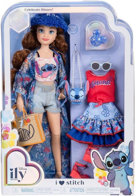 Lilo And Stitch Doll, Lilo's Doll, Disney Ily 4ever, Lilo And Stitch Toys, Lilo And Stitch Characters, Lilo And Stitch Merchandise, Lilo And Stitch Quotes, Stitch Doll, Black Lace Shirt