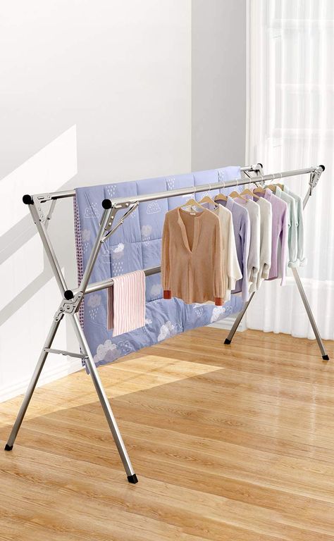 Cloth Drying Hanger, Cloth Drying Stand, Foldable Clothes Drying Rack, Standing Hanger, Drying Stand, Clothes Drying, Clothes Drying Racks, Garment Racks, Stainless Steel Legs