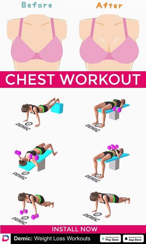 Big Chest Workout, Chest Workout Women, Membakar Lemak Perut, Latihan Dada, Beginner Workouts, Gym Antrenmanları, Breast Workout, Trening Fitness, Full Body Gym Workout