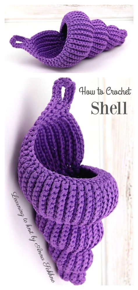 spiral shell crochet basket #Knitting #Knittingpatterns #knittingpatternsfree #knittingpatternsfobeginners #Knittingideas #knittingclothes #knittingprojects #knittingpatternsfree #babyknittingpatterns Shell Spiral, Shell Crochet, Crochet Shell, Basket Crochet, Spiral Shell, Easy Knitting Projects, Lakeside Cottage, Confection Au Crochet, Crochet Geek