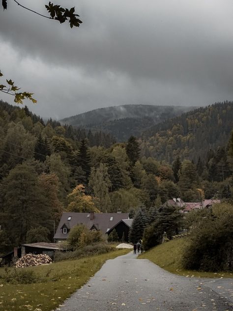 #mountain #aesthetic #poland Small Town Mountain Aesthetic, Small Mountain Town, Small Mountain Town Aesthetic, Mountain Village Aesthetic, Mountain Town Aesthetic, Poland Aesthetics, Poland Aesthetic, Comfort Things, Polish Mountains