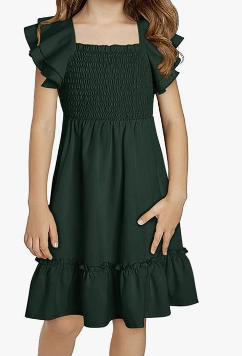 Comes in multiple colors! Spring Fairycore Mini Dress With Ruffles, Kids Formal Dresses, Forever 21 Flirty Mini Dress With Ruffles, Forever 21 Ruffled Sundress, Forever 21 Sleeveless Ruffle Dress, Kids Summer Dresses, Preteen Fashion, Forever 21 Ruffled Mini Dress, Ruffle Sleeve Dress