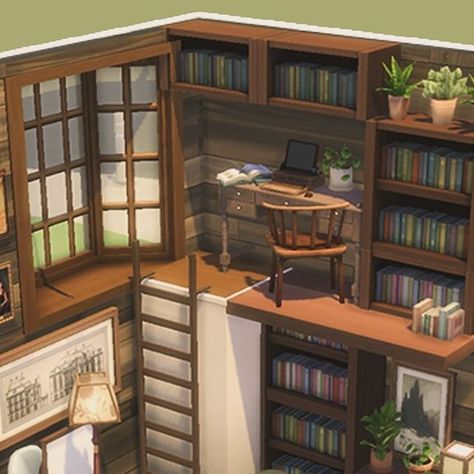 Sims 4 Library Room, Sims 4 Library, The Sims 4 Builds, Rh Dorm, Sims 4 Builds, Study Vibes, Sims Builds, Library Room, Old Library