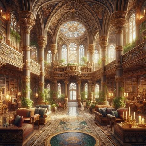 🌿✨ Transport yourself to the mystical realms of Middle-earth with our AI-generated images of an Elven mansion living room from Lord of the Rings! These high-resolution artworks showcase the exquisite elegance and serene beauty of Elven interiors, featuring intricate details, ethereal lighting, and harmonious design elements that reflect the timeless grace of Rivendell. 🏰 From delicate arches and lush greenery to elegant furniture and soft, magical lighting, each living room scene captures th... Elven Library, Rivendell Aesthetic, Elven Palace, Elven Bedroom, Elven Aesthetic, Ethereal Lighting, Magical Lighting, Mansion Living Room, Fantasy Locations