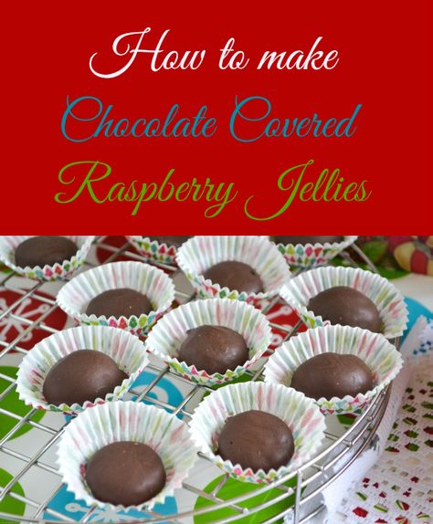 hometown christmas, homemade holidays, homemade candy, raspberry jellies, chocolate covered raspberry jelly candy Jellies Candy, Jelly Candy Recipe, Christmas Candy Homemade, Raspberry Jelly, Homemade Holiday Gifts, Christmas Cookbook, Jelly Candy, Candy Popcorn, Candy Recipe