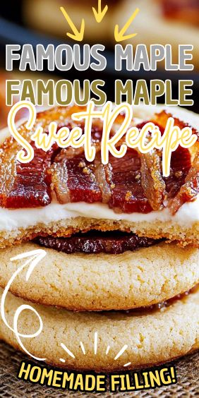 Famous Maple Bacon Cookies: Sweet Maple Bacon Cheesecake Recipe, Crumbl Maple Bacon Cookie, Maple Bacon Cookies Recipes, Maple Bacon Appetizer, Maple Bacon Dessert Recipes, Maple Bacon Jam Recipe, Maple Bacon Fudge, Maple Bacon Cookies, Traditional Cookies