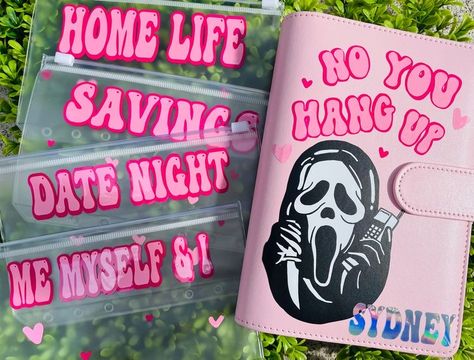 Pink Budget Binder, Saving Binder Ideas, Budget Binder Cover, School Clothes Organization, Envelope Stuffing, Money Binder, Scream Face, Apartment Decorating For Couples, A6 Planner