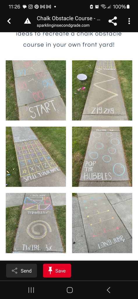 Chalk Activities, Fun Chalk Art, Beginners Amigurumi, Babysitting Activities, Sidewalk Chalk Art, Fun Sleepover Ideas, Fun Summer Activities, Summer Fun List, Chalk Drawings