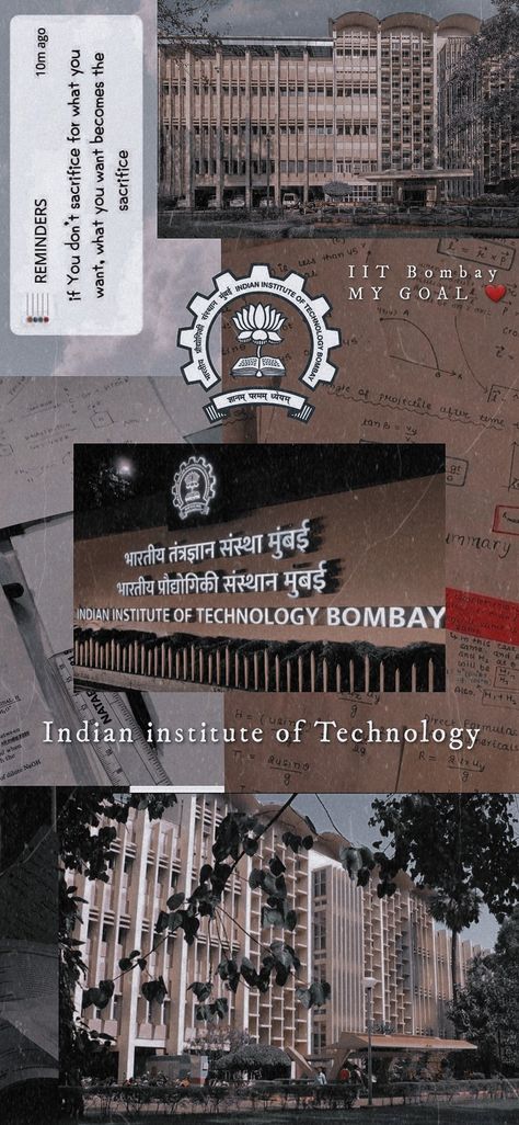 Wallpaper for aspirants aiming IITB ❤️ Iit Bombay, Indian Institute Of Technology, Mumbai, Technology