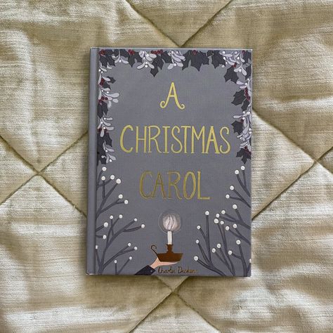 Wordsworth Collectors Editions, Collectors Edition Books, A Christmas Carol Aesthetic, A Christmas Carol Book, Christmas Carol Charles Dickens, Christmas Carol Book, Book Club Parties, Minimalist Book, Book Cover Design Inspiration