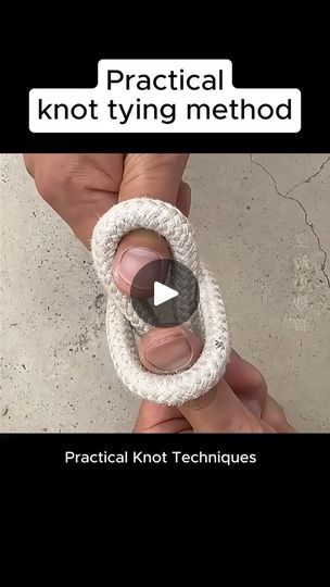 29K views · 808 reactions | #life #lifetips #fyp #foryou #lifehacks #viral | Lifetips Tie Knots Ropes, Knot Tying Tutorial, Sailing Knots, Survival Knots, Knots Guide, Easy Diy Hacks, Knot Tying, Paracord Knots, Knots Diy