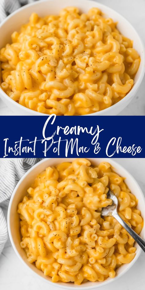 Simple Mac And Cheese Recipe, Simple Mac And Cheese, Instant Pot Macaroni And Cheese, Instant Pot Macaroni, Easy Mac N Cheese Recipe, Easy Mac And Cheese, Instant Pot Pasta Recipe, Creamy Macaroni And Cheese, Macaroni And Cheese Recipe