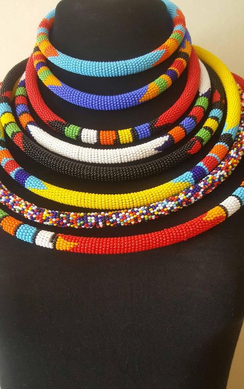 8 in 1 Zulu beaded necklace Multi strand necklace necklaces | Etsy Zulu Beads, Curio Shop, Culture Jewelry, Jewelry Beauty, African Beads Necklace, Inexpensive Jewelry, Jewelry Chains, African Accessories, Beaded Necklace Patterns